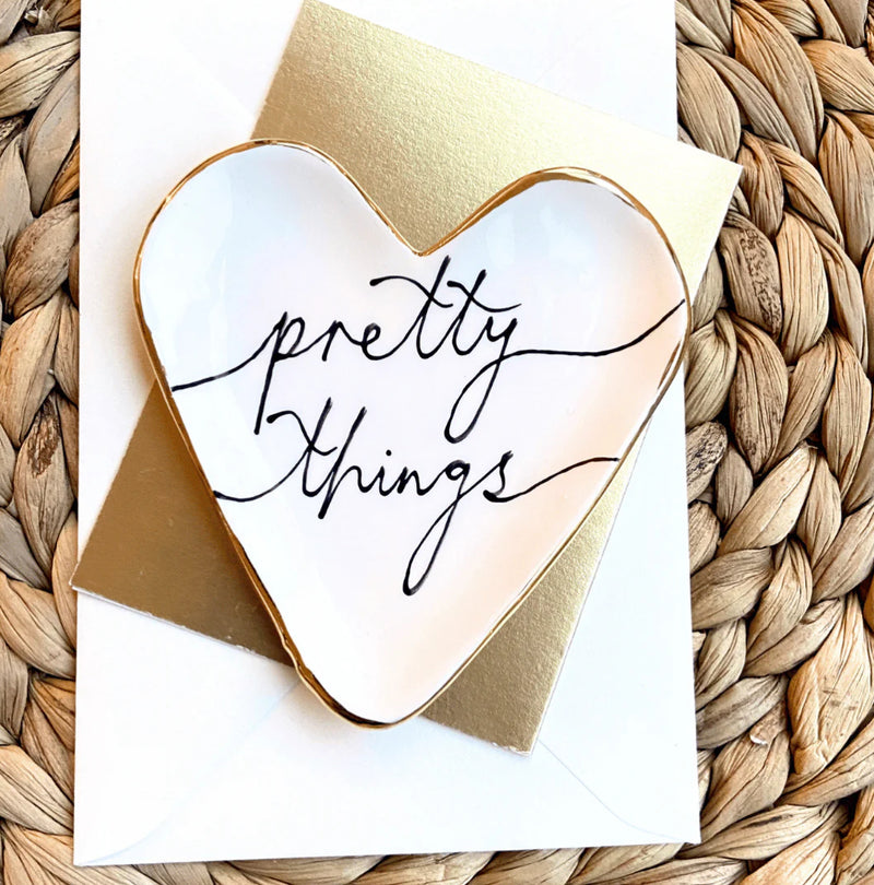 Heart Shape Pretty Things Trinket Dish