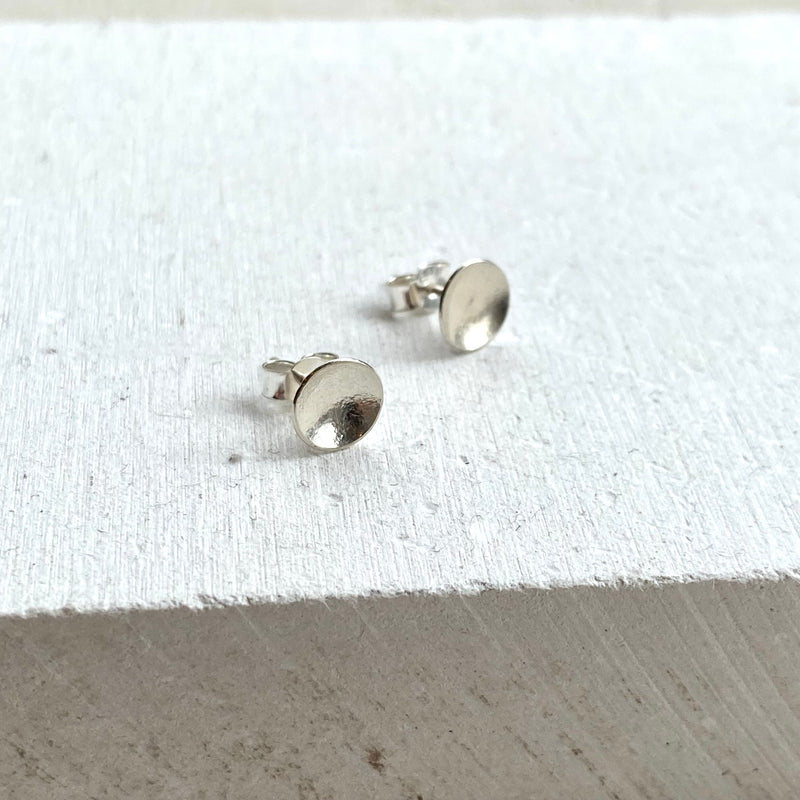 Mini Dome Stud Earrings