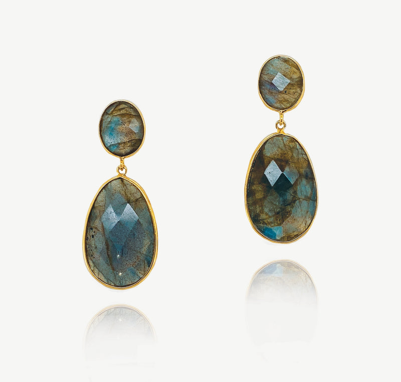 Riviera Labradorite Drop Earrings