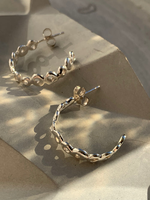 Astropora Hoop Earrings