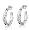 Entwined Medium Hoops