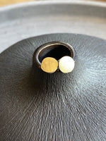 Gold Pebble Studs Medium