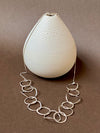 Multi-circle Silver Necklace