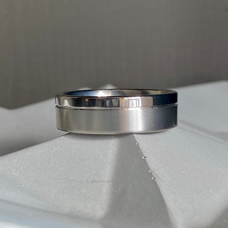 Dome Profile Titanium Ring