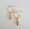 Kira Short Teardrop Earrings
