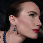 Vintage Moth Drop Earrings