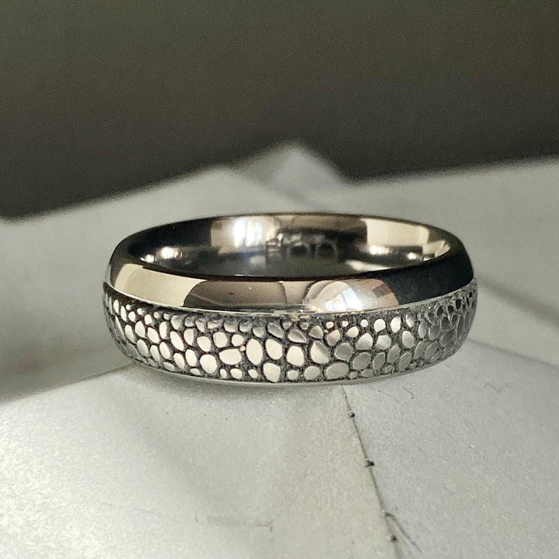 Dome Profile Titanium Ring