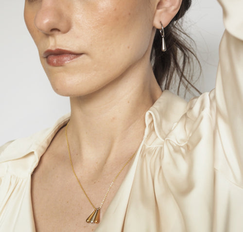 Kira Teardrop Trio Necklace