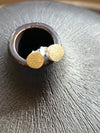 Gold Pebble Studs Small