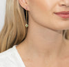 MELROSE PLACE GREEN AVENTURINE THREADER EARRINGS