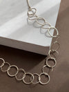 Silver Interlinking Circle Necklace