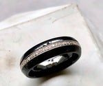 SALE Full Eternity Diamond and Black Onyx Dress Ring Was £975
