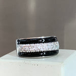 SALE Diamond and Black Onyx Dress Ring Was £1450