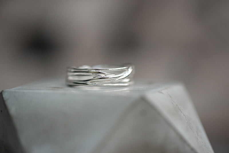 Entwined Medium to Large Adjustable Ring