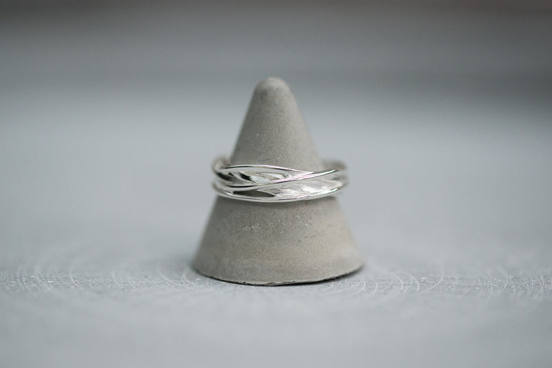 Entwined Medium to Large Adjustable Ring