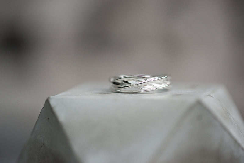 Entwined Medium to Large Adjustable Ring