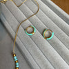 Turquoise and Gold Necklace
