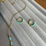 Turquoise and Gold Necklace