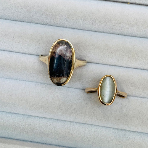 18carat Gold Cats Eye Ring