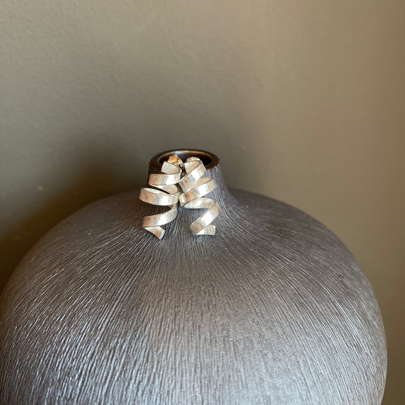 Large Chunky Spiral Stud Earrings