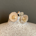 Two colour circle studs