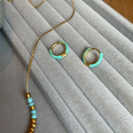 Turquoise and Gold Necklace