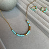 Turquoise and Gold Necklace