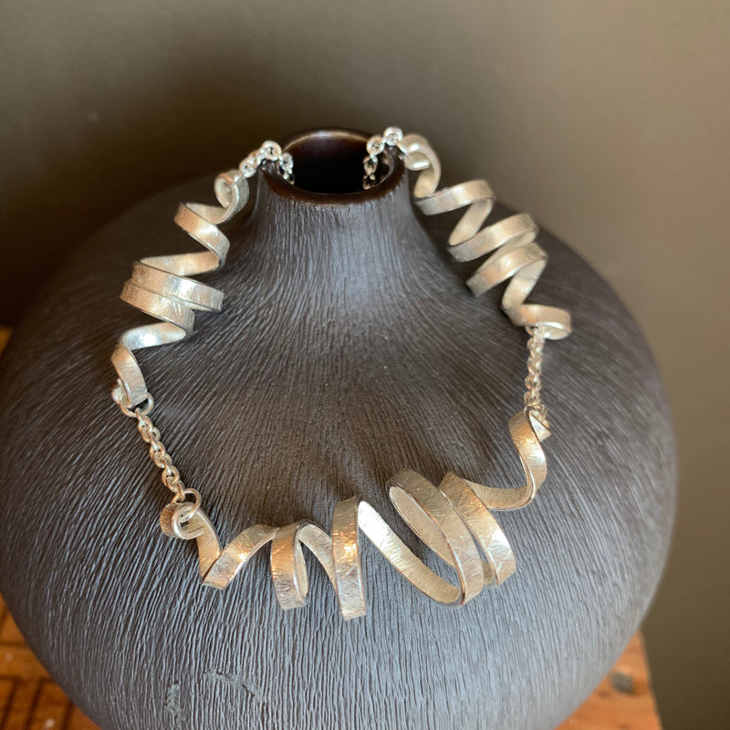 Spin x 3 Necklace with Trace Chain