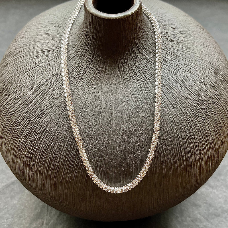 Silver Sparkle Choker Necklace