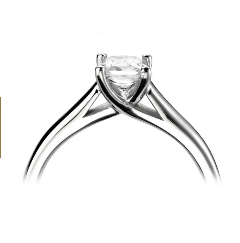 A Princess Cut Diamond Ring