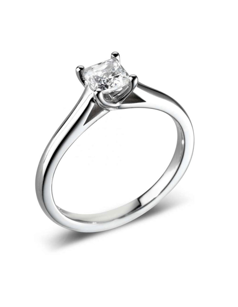 A Princess Cut Diamond Ring