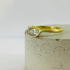 Gold Aquamarine Ring