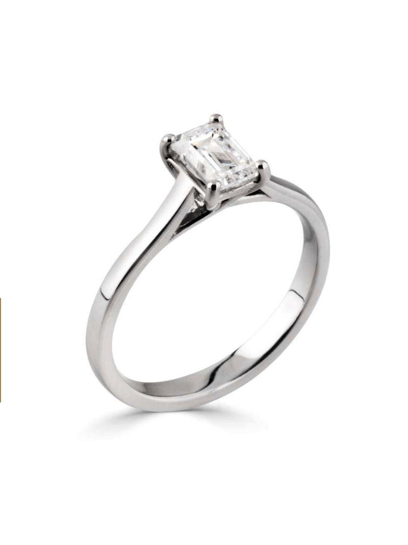 Emerald Cut Diamond Ring