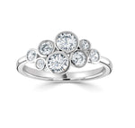 Diamond Cluster Ring