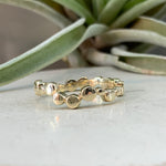 Dotty Gold Organic Ring