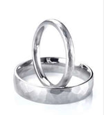 Men's Court Hammered Frosted Finish Wedding Ring