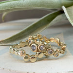 Dotty Gold Organic Ring