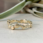 Dotty Gold Organic Ring