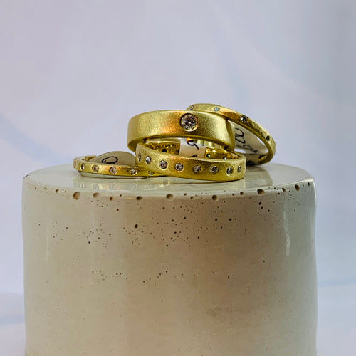 Gold Eternity Style Diamond Ring