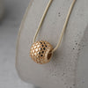 Dotty Solid Gold Bead Necklace