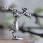 ‘I Love You Up To Your Toes’ Pewter Mini Character Hare Sculpture - Guess How Much I Love You Collection