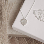 My Heart Belongs To You Silver Heart Pendant Necklace -  Guess How Much I Love You Collection