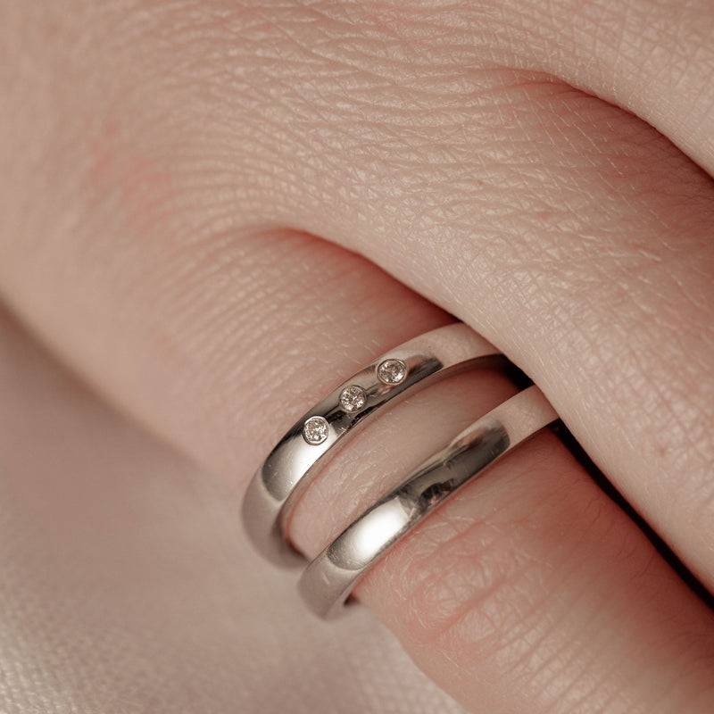 I Love You Up To the Moon' Plain Gold Engraved Ring Guess How