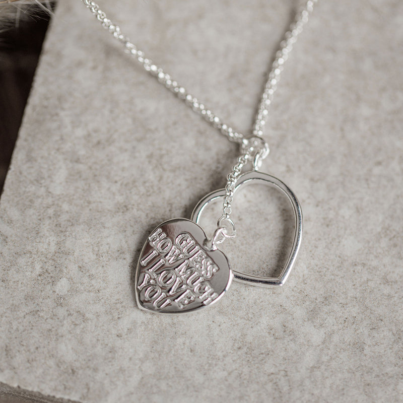 My Heart Belongs To You Intertwined Heart Pendant -  Guess How Much I Love You Collection