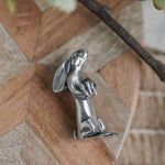 ‘I Love You To The Moon And Back’  Pewter Mini Character Hare Sculpture - Guess How Much I Love You Collection