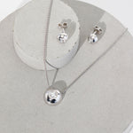 Dotty Solid White Gold Diamond Pendant