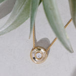 Dotty Solid Gold Diamond Pendant, Something Special