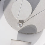 Dotty Silver Grey Diamond Pendant