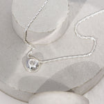 Dotty Silver Grey Diamond Pendant