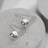 Dotty Silver Grey Diamond Earrings